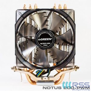 Green CPU Cooler Fan NOTUS 200-PWM