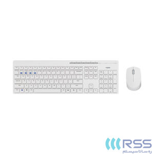 Rapoo 8110M White mouse & keyboard