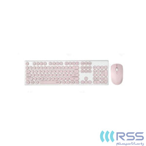 Rapoo X260 Pink mouse & keyboard