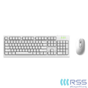 Rapoo X120 PRO White mouse & keyboard